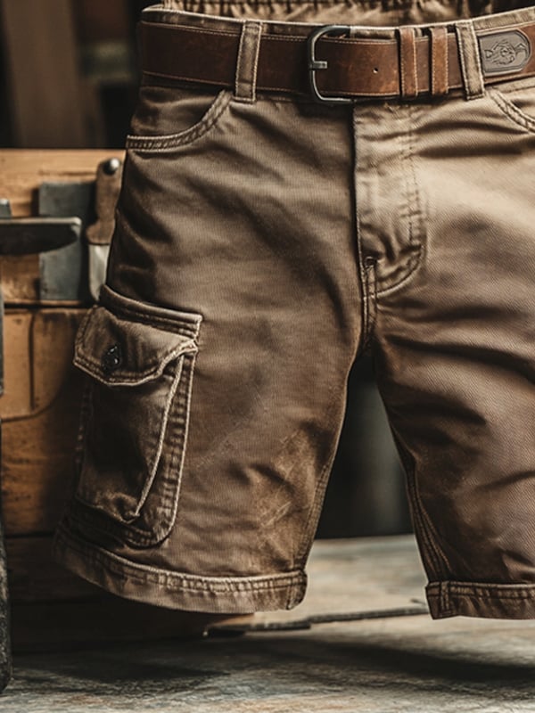 JAZEL | RETRO CARGO SHORTS