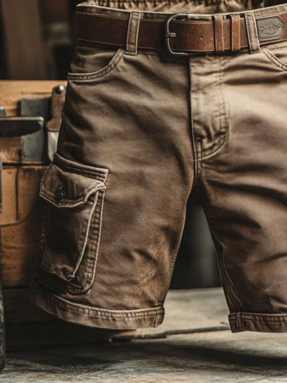 JAZEL | RETRO CARGO SHORTS