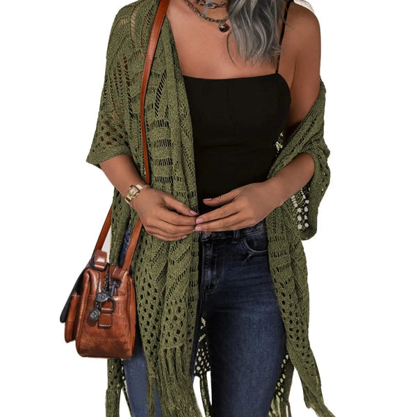 ALURA OVERSIZED KNIT CARDIGAN