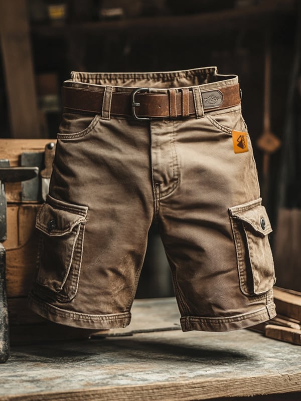 JAZEL | RETRO CARGO SHORTS