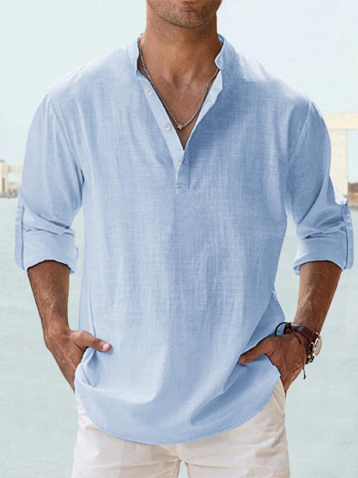 ETHAN | BREATHABLE LINEN SHIRT