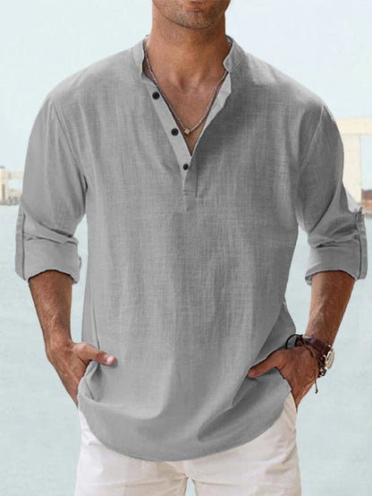 ETHAN | BREATHABLE LINEN SHIRT