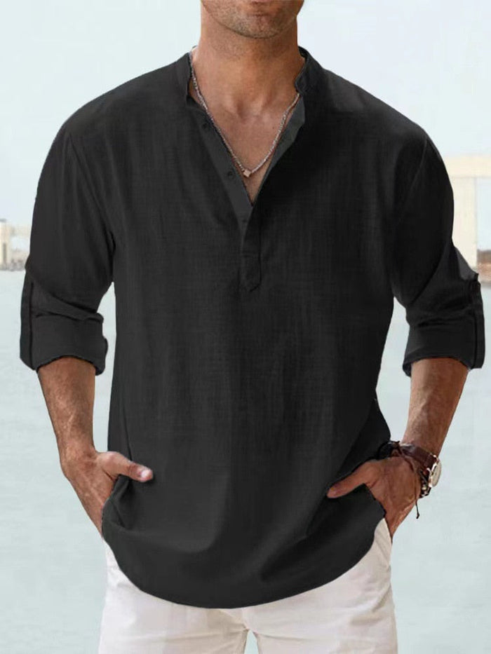 ETHAN | BREATHABLE LINEN SHIRT