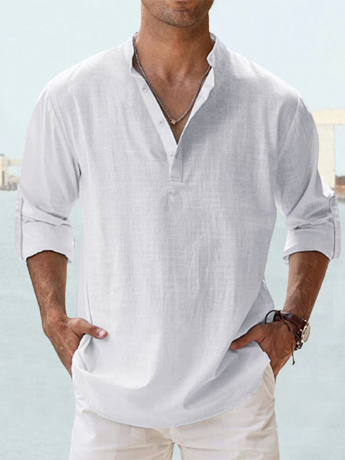 ETHAN | BREATHABLE LINEN SHIRT