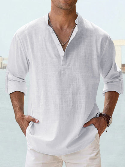 ETHAN | BREATHABLE LINEN SHIRT