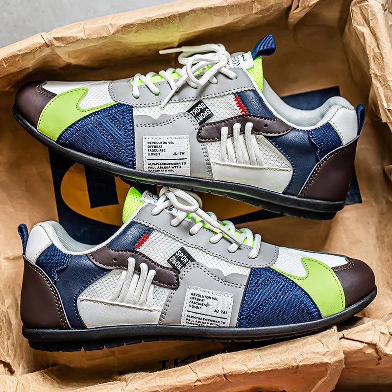 David Colorful Retro Sneakers