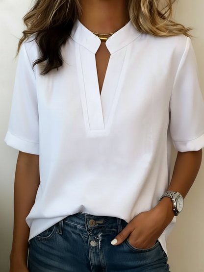 ELA | CHIC V-NECK BLOUSE