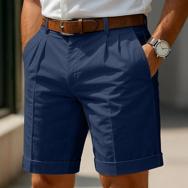 DEFINED | PLEATED CHINO SHORTS
